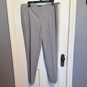 Lafayette 148 NY Gray Dress Pants. Left side zipper.